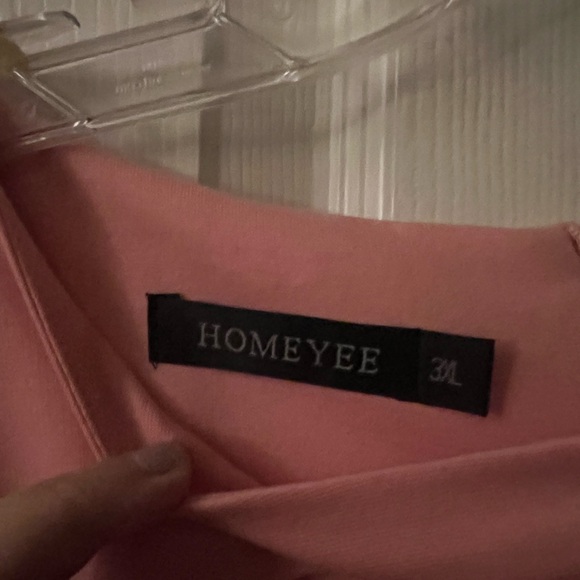 Plus Floral Print Bodycon Dress with Asymmetrical Neck & Peplum Waist (S=3XL/18) - Picture 5 of 8